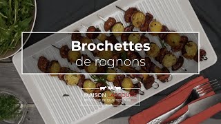 Brochettes de rognons  Recette [upl. by Suixela]