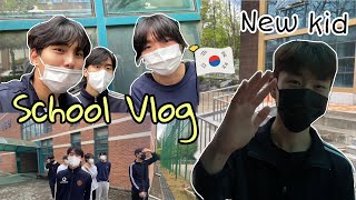 Vlog Korean high school 🏫  New Kid [upl. by Yssor]