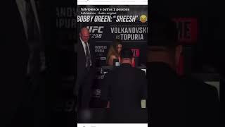 Reação do Bobby Green à Mackenzie Dern na pesagem 😂😂😂 [upl. by Reeta415]