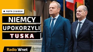 Cywiński Niemcy pokazały Tuskowi miejsce w szeregu Nikt już z Polską się nie liczy w Europie [upl. by Anaiuq]