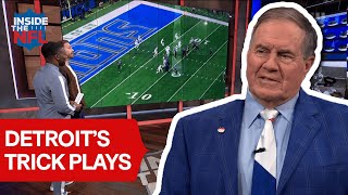 Bill Belichick Breaks Down Detroit Lions’ Trick Plays  Inside the NFL [upl. by Okikuy]