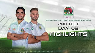 Bangladesh vs South Africa Highlights  2nd Test  Day 3  South Africa tour of Bangladesh 2024 [upl. by Rehsa]