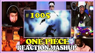 Kaido Takes Kikus Arm One Piece Episode 1005 Reaction Mashup [upl. by Neerbas]