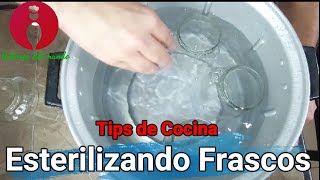 Como esterilizar frascos para conservas rapido y facil en casa tipsdecocina saboresdelmundotv [upl. by Killarney]