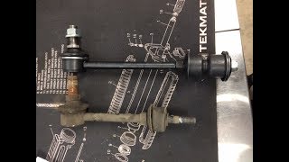 Rear sway bar end links 3rd Gen 4Runner  using 2nd gen parts [upl. by Ellerehc]