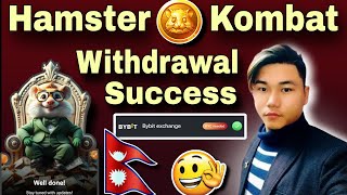 Hamster Kombat 🐹 Withdrawal Successful 😄  How To Withdraw Hamster Kombat On Exchange In Nepali [upl. by Dnalor]