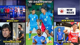 India players says sorry to FansISL New Rules ISL Media DayBFCs new kitHFC new SigningISL News [upl. by Yerbua]