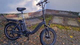 Hitway BK6S Folding Electric Fat Bike Color Silver Ultra HD Video [upl. by Agretha]