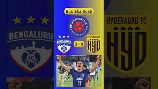 bengaluru fc vs hyderabad fc bengaluru beat hyderabad by 30 isl 202425 shorts [upl. by Trela]