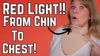 Treat This NEGLECTED Area Maysamas Brand New Chin2Chest LED Mask Red Light For Your WHOLE Neck [upl. by Arella]