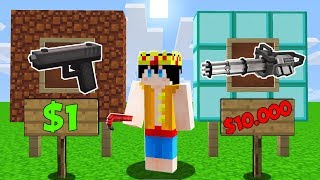 ARMA NOOB Vs ARMA PRO 😱🔫 PISTOLA DE 1 Vs AMETRALLADORA DE 10000  MINECRAFT MODS [upl. by Nets]