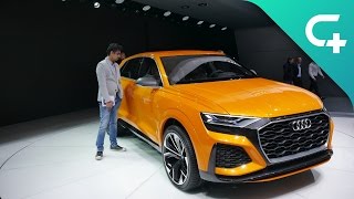 Audi Q8 Sport concept This monster SUV is actually a hybrid [upl. by Knoll]