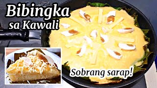 Special Bibingka sa Kawali  Homemade Bibingka recipe sa Kawali [upl. by Ahsinej]