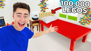 I Built My Room out of LEGO [upl. by Aikrehs]