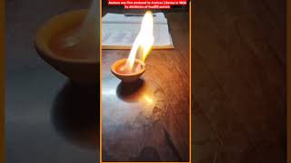 Acetone burning in Diyas [upl. by Mou]