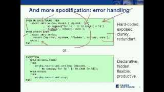 PL SQL Best Practices with Steven Feuerstein 2 [upl. by Etteniuqna]