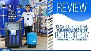 REVIEW REVERSE OSMOSIS UNTUK LABORATORIUM  KUSATSU ULTRAPURE RO 800G B07L [upl. by Gignac]