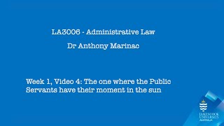 Admin Law 2024 Week 1 Video 4 Administrative Decision Making [upl. by Cannell]