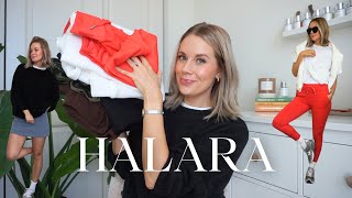 HALARA WINTER TRYON HAUL  Honest Review  Pants Joggers and More [upl. by Ekoorb]