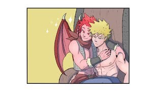 A Generous King KiriBaku Comic Dub [upl. by Eidnas966]