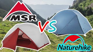 Naturehike Mongar 2 ALTERNATIVE to MSR Elixir 2 Tent Which one is better [upl. by Eniaral]