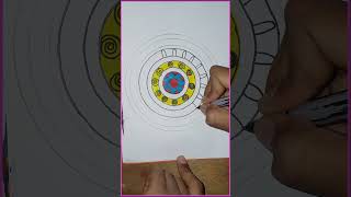 How to draw rangoli  kase bnaye rangoli drawing shorts drawing viralvideo trending rangoli [upl. by Pedrotti156]