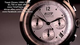 Tissot Automatic Chronograph COSC Limited Edition 150th 18532003 40MM [upl. by Ettenwad]