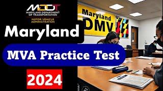 Maryland MVA Practice Test Ep 2 Part 1 30 Questions and Answers [upl. by Gabrielle]