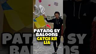 patang Sy Baloon Catch Kr Lia 😱kiteflying patang hiphop rap [upl. by Etti451]