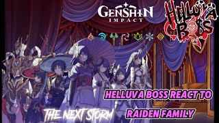 Helluva Boss react to Raiden FamilyFt Raiden Shogun Genshin impact GCRVAU☆ [upl. by Cooperstein]