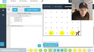 Pancakes with Start  CodeHS [upl. by Thanasi]