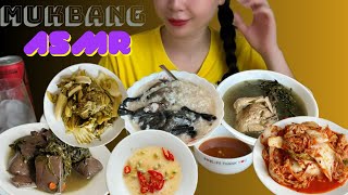 VLOGASMR Chicken Porridge amp Mugwort Stewed Chicken Wings  Elegant amp Delicious Mukbang [upl. by Ayama]