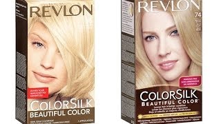 Revlon Colorsilk Permanent Liquid Natural Blonde Box Dye [upl. by Attenaej626]