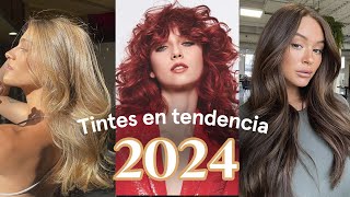 LAS TENDENCIAS DE COLOR 2024 🎀 CABELLO [upl. by Gorman]