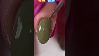 How to do Nail at Home with Nail Polish shorts short nails nailart thenailfusion naildesigns [upl. by Aicina160]