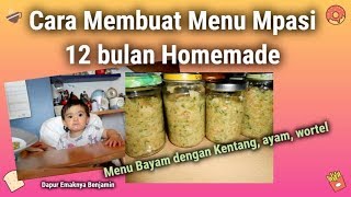 Cara Membuat Menu Mpasi 12 bulan  Menu Mpasi Bayam [upl. by Trenna812]