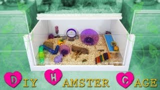 How to build a DIY hamster cage Instructions [upl. by Atiluap526]