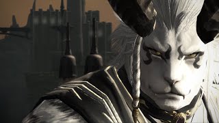 Final Fantasy XIV Lvl 80 Dancer Quest cutscene w male Hrothgar [upl. by Idnas]