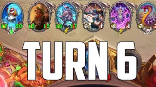 Crazy Turn 6 With Shudderwock  Hearthstone Battlegrounds Anomaly [upl. by Blau]