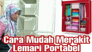 Cara Mudah MerakitMemasang Lemari Portable [upl. by Glori]