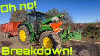 A Team to the Rescue John Deere 6610 Breakdown Bluetounge Update [upl. by Burne289]