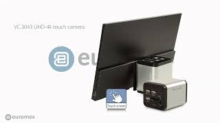 Euromex VC3043 HDS touch microscope camera [upl. by Budding241]