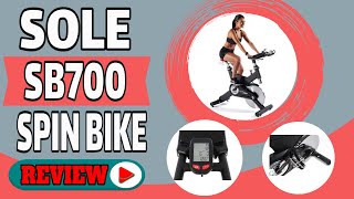 SOLE SB700 Spin Bike  SOLE SB700 Indoor Cycle Bike [upl. by Itsyrc262]