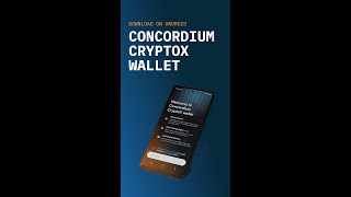 Easy Guide Setting Up Your Concordium CryptoX Wallet on Android in Minutes short [upl. by Allis329]