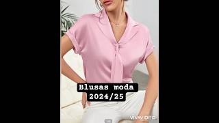 Hermosas blusas 242025 fashion moda style [upl. by Artemla91]