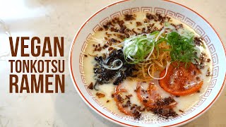 How to Make Vegan Tonkotsu Ramen Recipe [upl. by Shinberg]