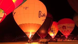 Ballonglühen im Urlaubsort Inzell 2024 [upl. by Chien83]