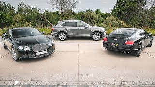 2014 Bentley Continental GT vs 2018 Bentley Bentayga  AutoLeven  Overview [upl. by Ahsieki]