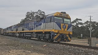 3AM9 SCT Freight CF4429 CF4428 CSR023 Penfield to Laverton 1645 51124 Ararat West VIC [upl. by Lauritz467]