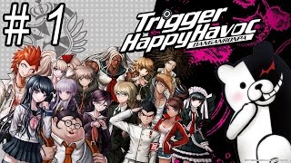 Lets Play Danganronpa Trigger Happy Havoc Blind  1  Prologue Welcome To Despair [upl. by Stclair795]